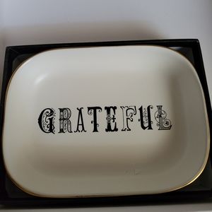 Grateful Decorative Dish
